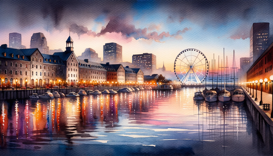 Old Montreal Canvas Art